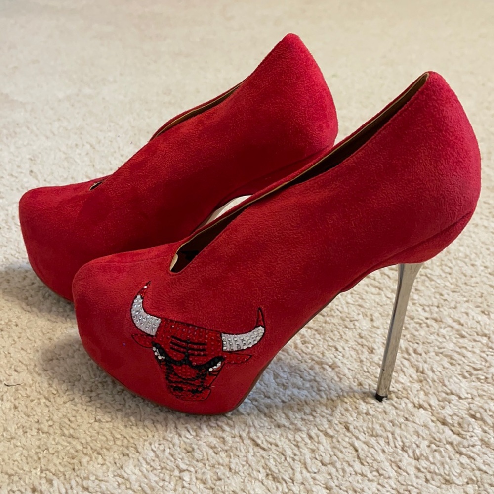 Chicago Bulls stiletto Heels